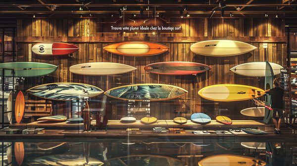 Trouvez votre planche idéale chez la boutique surf